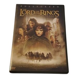 The Lord of the Rings dvd Fullscreen edition TWO dvds the fellowship of the ring